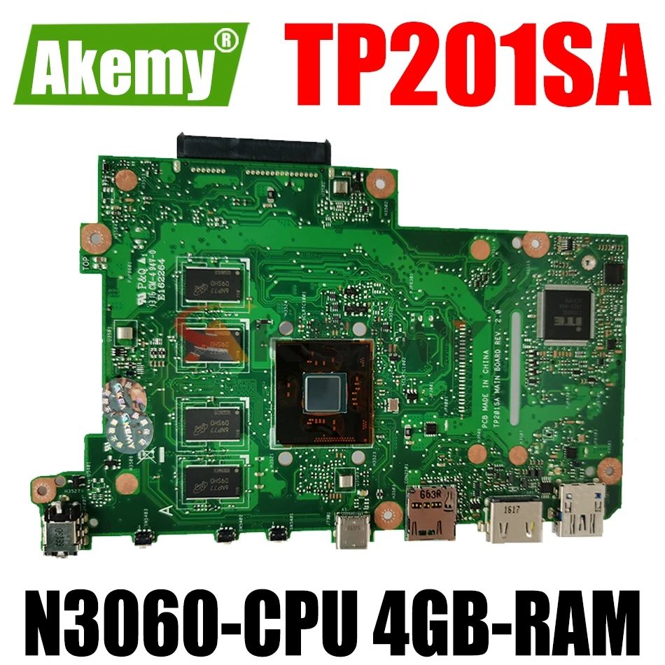 

Материнская плата AKEMY TP201SA для ноутбука ASUS TP201SA, оригинальная материнская плата 4 ГБ-Оперативная память
