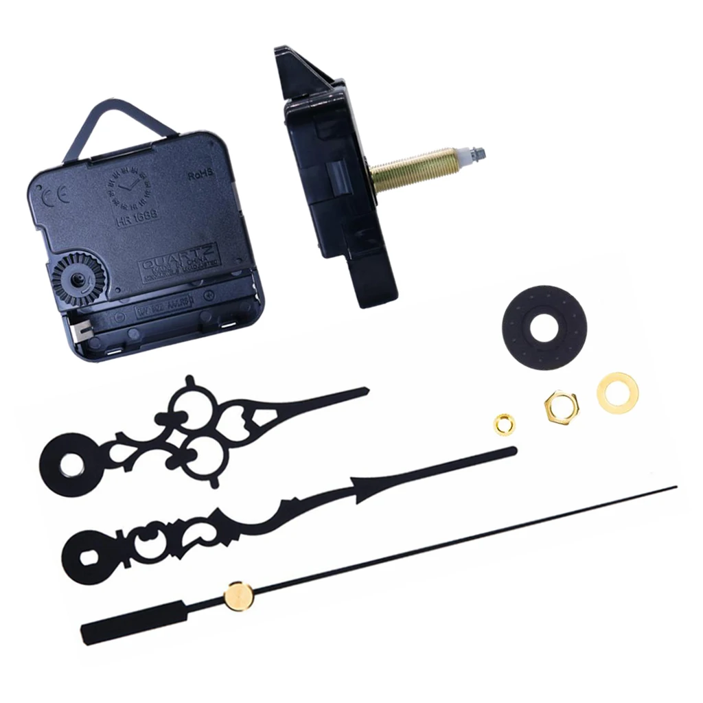 Clock Replacement Movement With Hands,20mm Maximum Dial Thickness,31mm Shaft Length