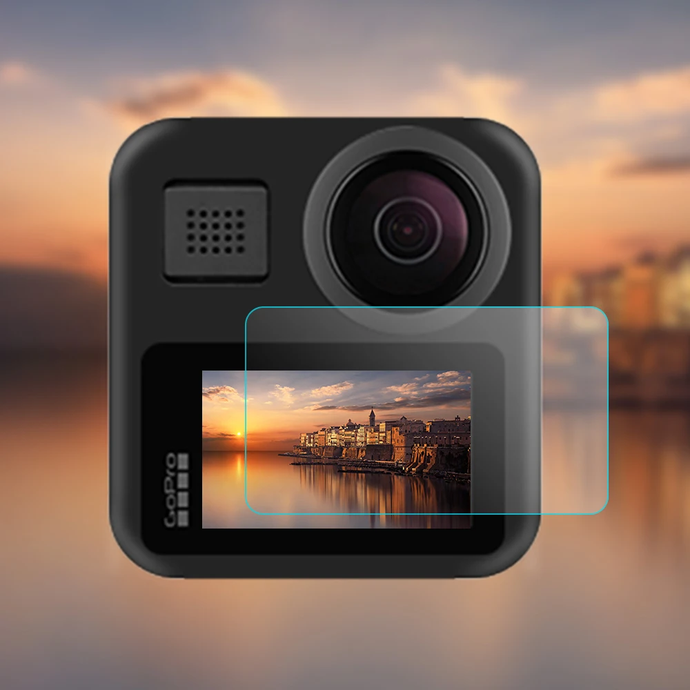 Защита экрана для GoPro Max HD закаленное стекло ультра тонкая прозрачная защитная