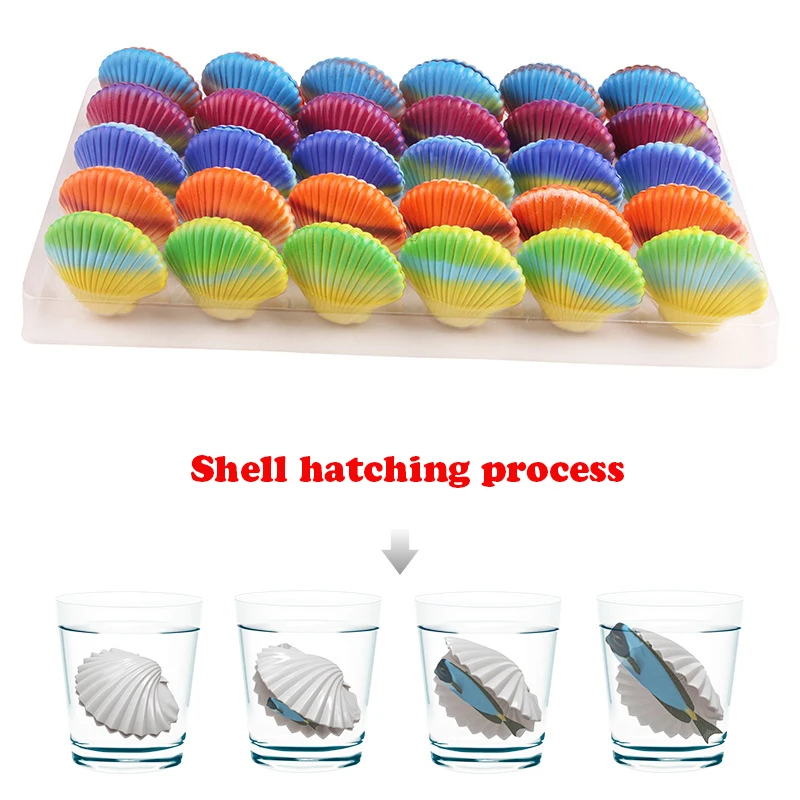 Замачиваемые водяные раковины морские животные замачивающие гребешки Волшебные