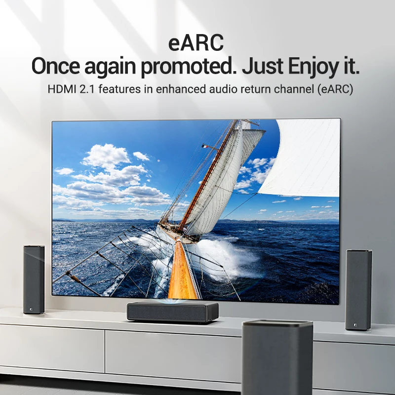 Кабель HDMI 2.1 Vention 4K 120 Гц 3D высокоскоростной 48 Гбит / с для PS4 Splitter Switch Box Extender Audio Video 8K on.