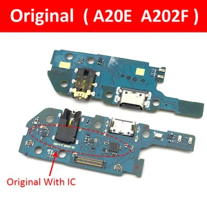 Новинка для Samsung Galaxy A20E A202F A202 SM-A202F Микро Док-станция для зарядного устройства Плата USB зарядная плата Порт гибкий кабель