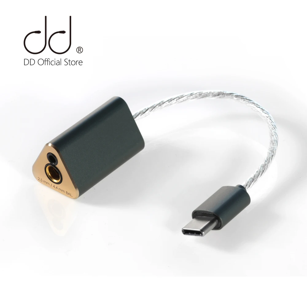 DDHiFi TC44B USB C Тип до 2 5 мм/4 4 мм сбалансированный ЦАП и усилитель Двойной чипсов