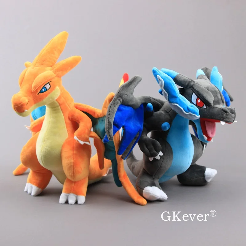 30-35 см Япония Аниме Charizard центр мегаэволюция плюшевые игрушки кукла блестящая Charizard X& Y плюшевая игрушка детский подарок на день рождения