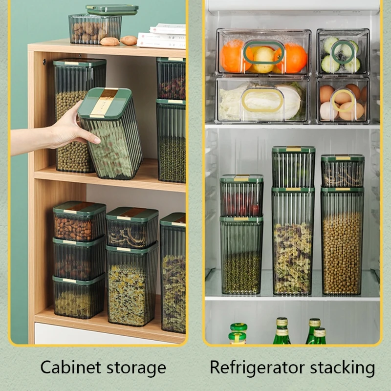 

Airtight Food Storage Containers Kitchen Pantry Organizer for Bulk Food Flour Baking Supplies