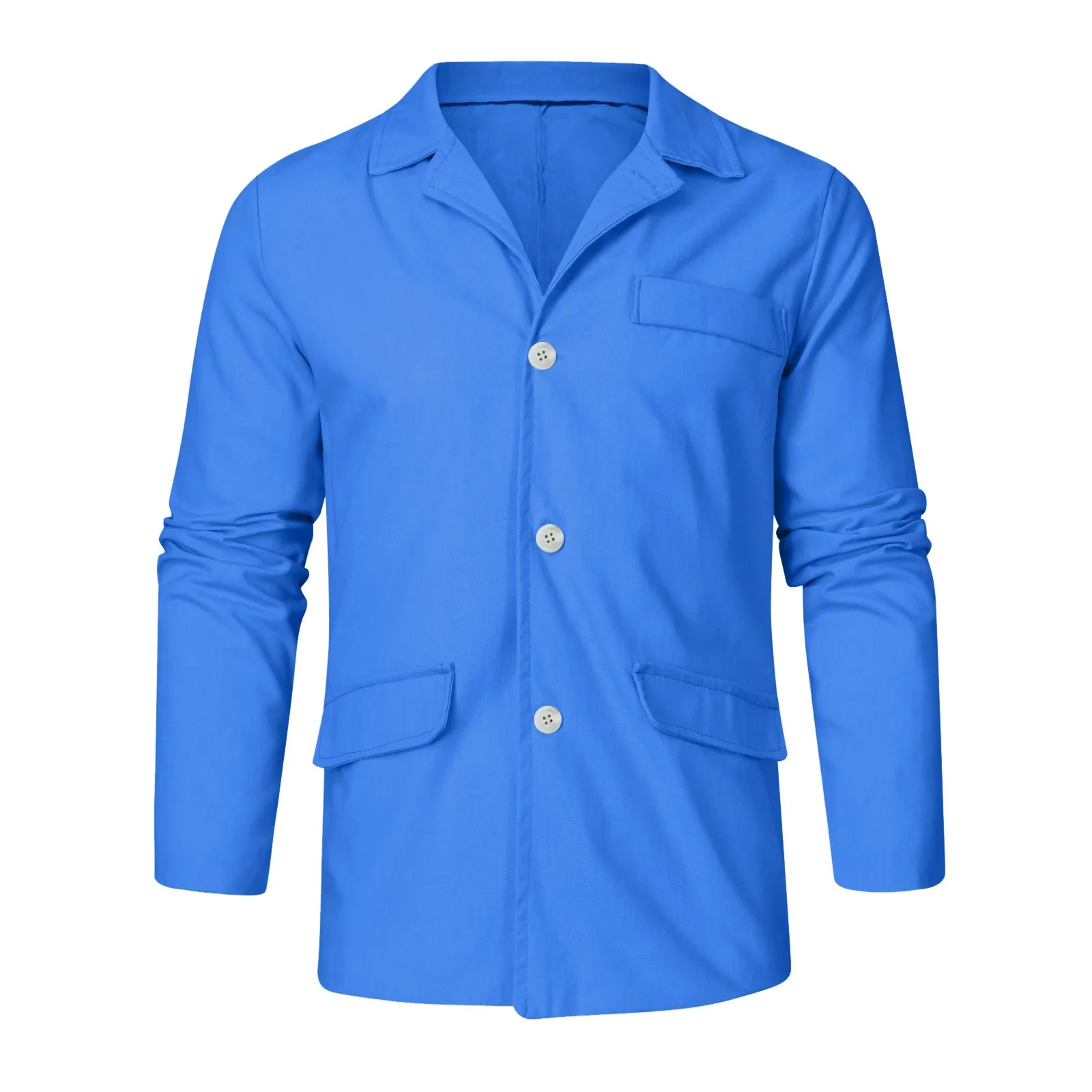 2022 Men Solid Color Blazers Mens Long Sleeve Thin Linen Male Summer Autumn Slim Black Grey Suit Jacket Coats | Мужская одежда