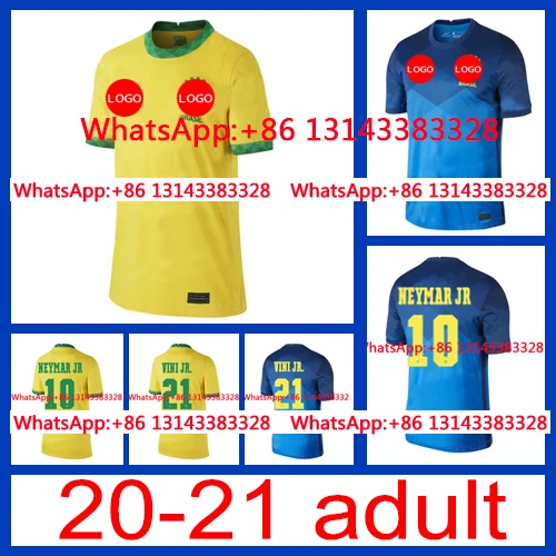 

20-21 Free shipping 2020 Brazil adult 2021 Best quality Top Best custom shirt