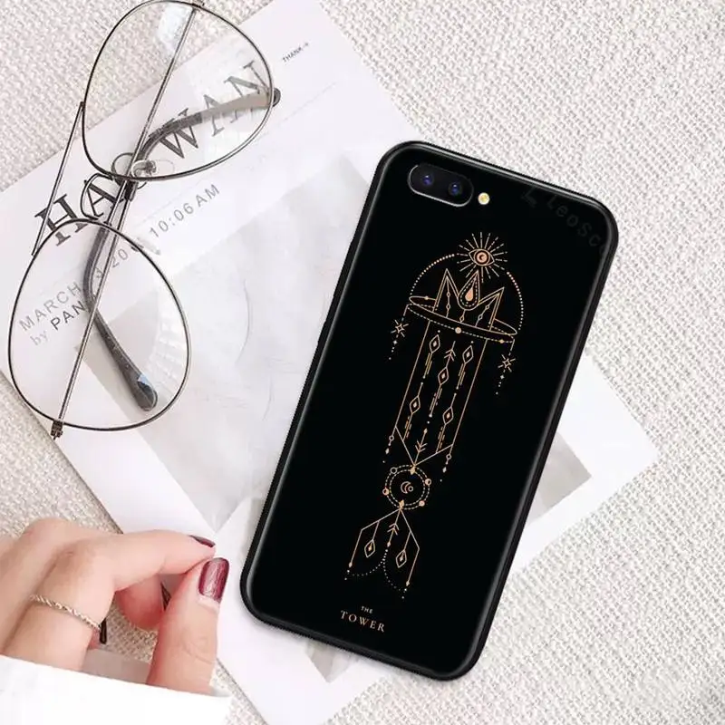 

Tarot Cards Tattoo Phone Case For OPPO A ax 3 5 3 37 57 59 37 73 75 83 71 2018 11 1k s PRO funda cover
