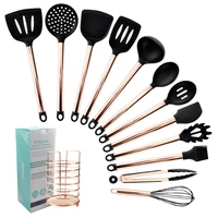 13pcs silicone kitchenware non stick cookware cooking tool spatula egg beaters shovel kitchen utensils set silicone utensils set