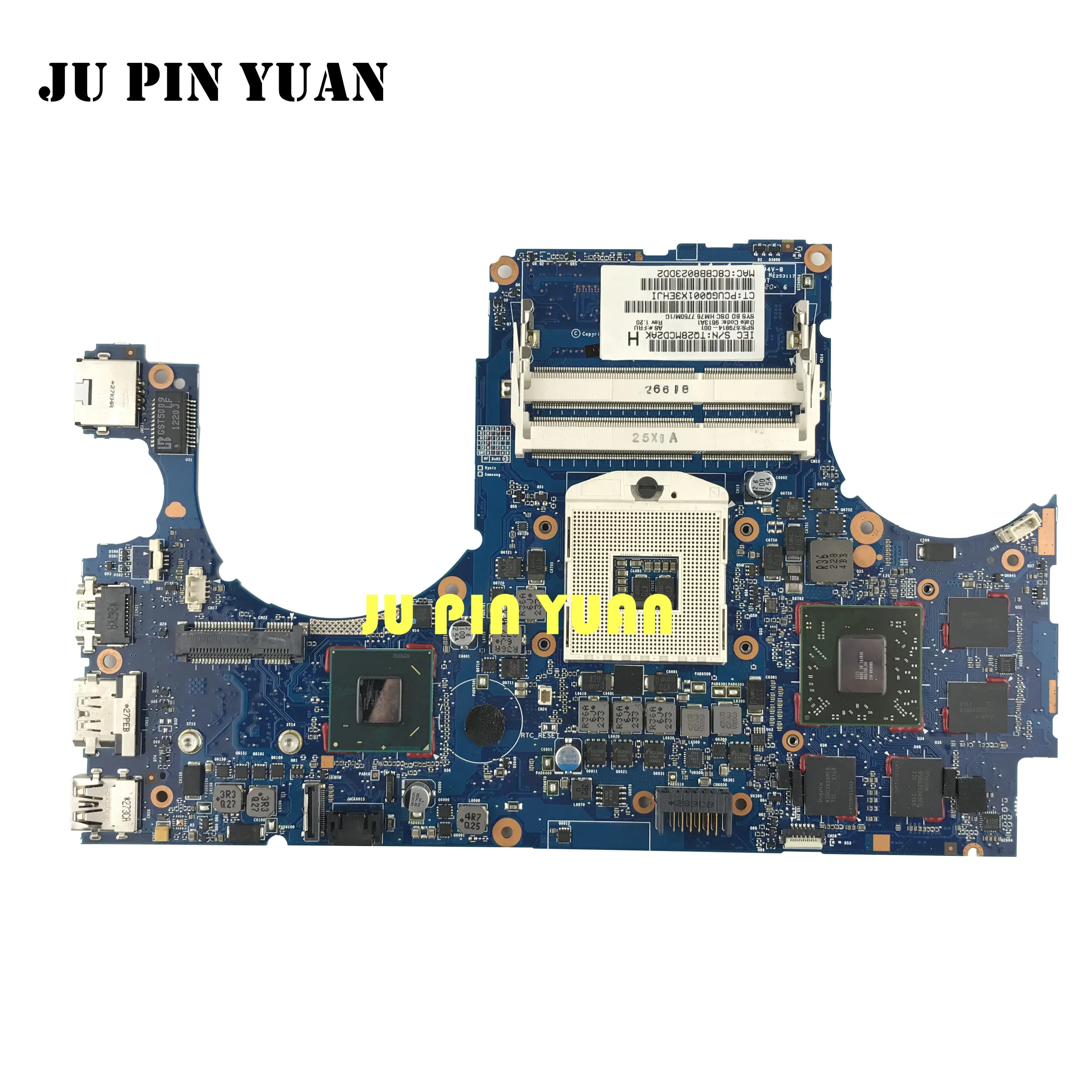 

679814-001 материнская плата для ноутбука HP 15-3200 15-3000 HM76 DDR3 6050A2489301-MB-A02 100% ТЕСТ ОК