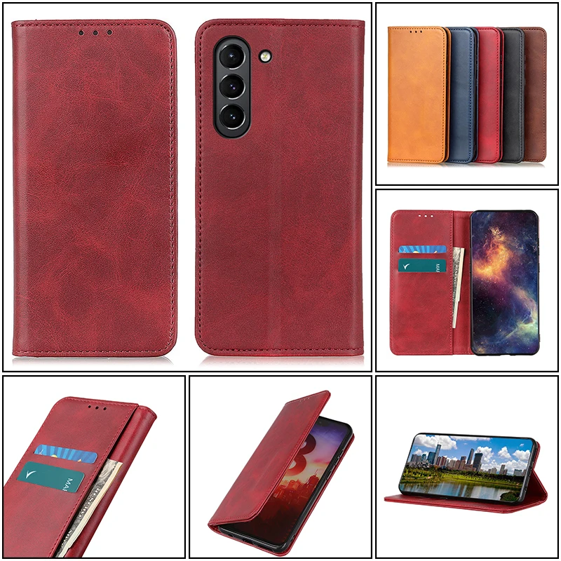 

Flip Leather Case For Samsung Galaxy S10 S11 S20 S11E S21 S30 Note 10 20 Lite Plus Ultra FE Card Slot Wallet Shockproof Cover