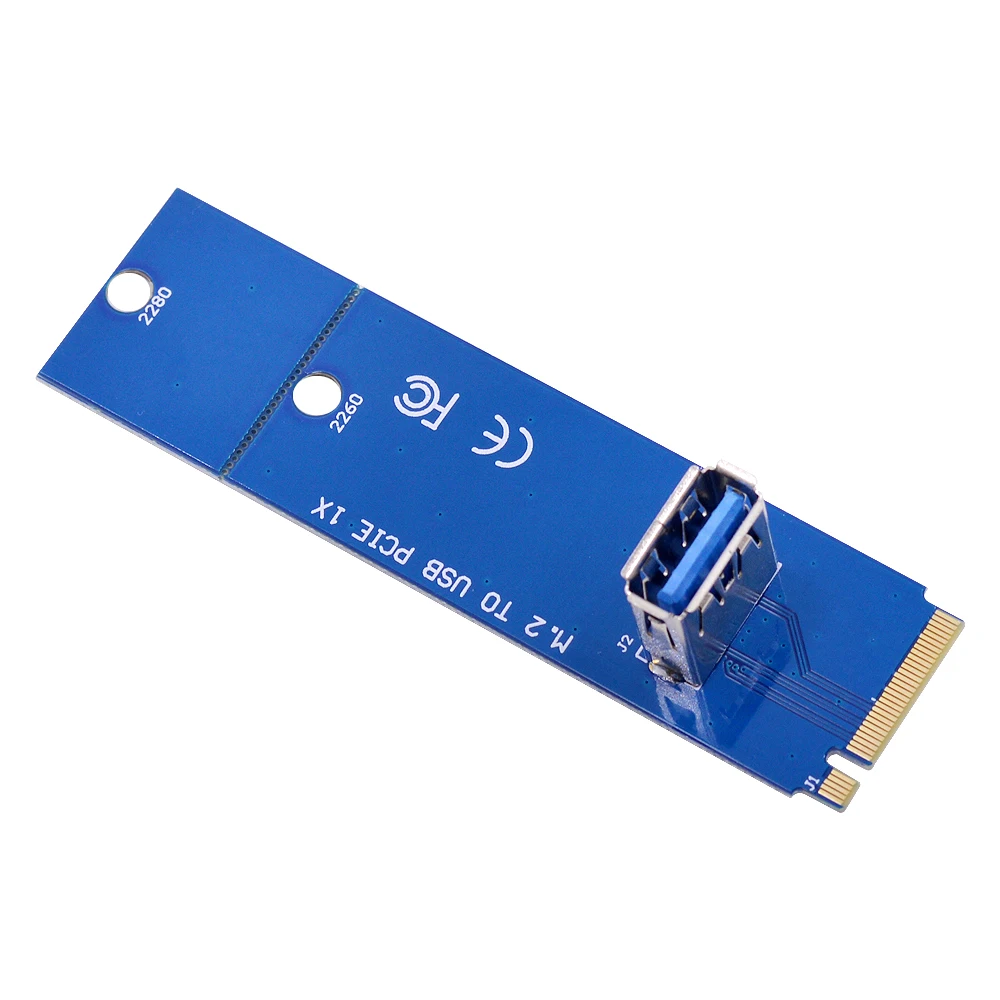 CHIPAL 100 шт. NGFF M.2 на USB 3 0 переносная карта M2 USB3.0 адаптер для PCI-E Райзер-карта PCI Express 1X