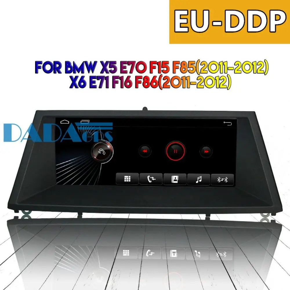 Автомагнитола на Android головное устройство с GPS для BMW X5 E70 F15 F85 2010 2011 2012 X6 E71 F16 F86