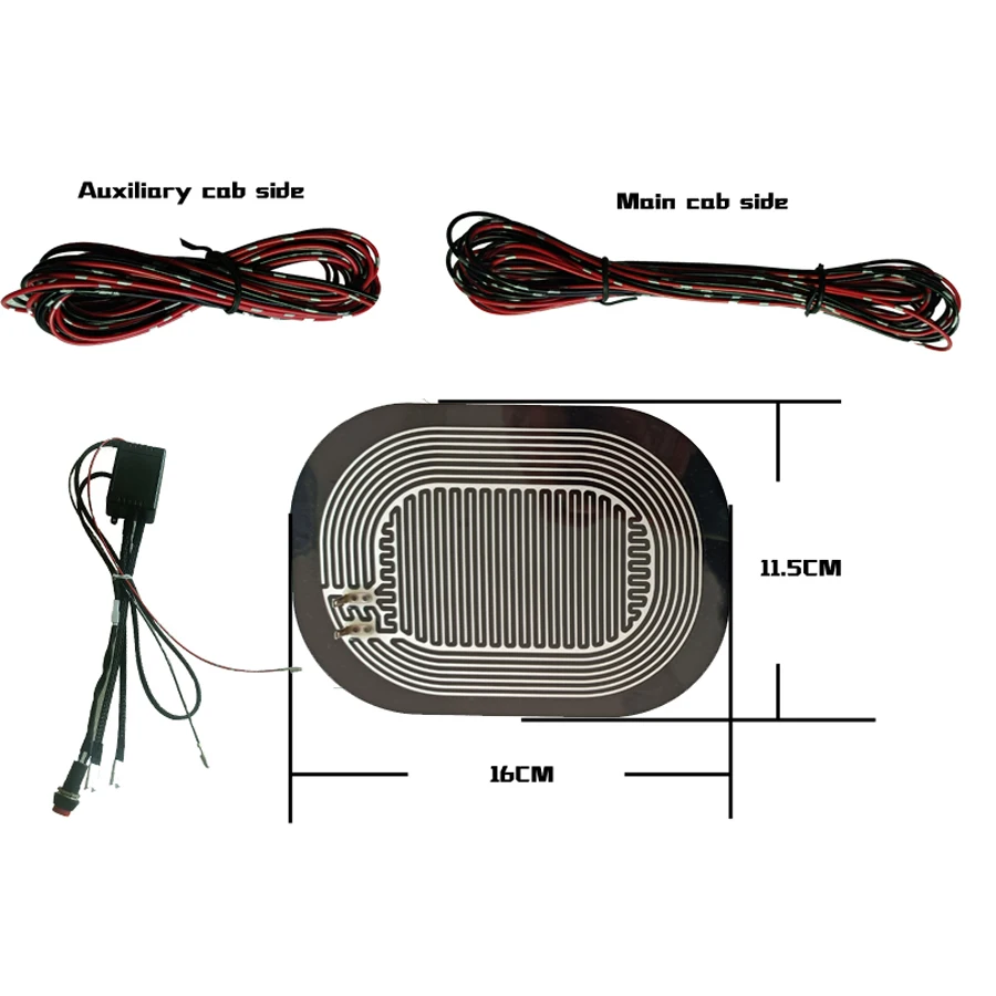 Автомобильное Зеркало с подогревом 12 В подкладка быстросогревающие