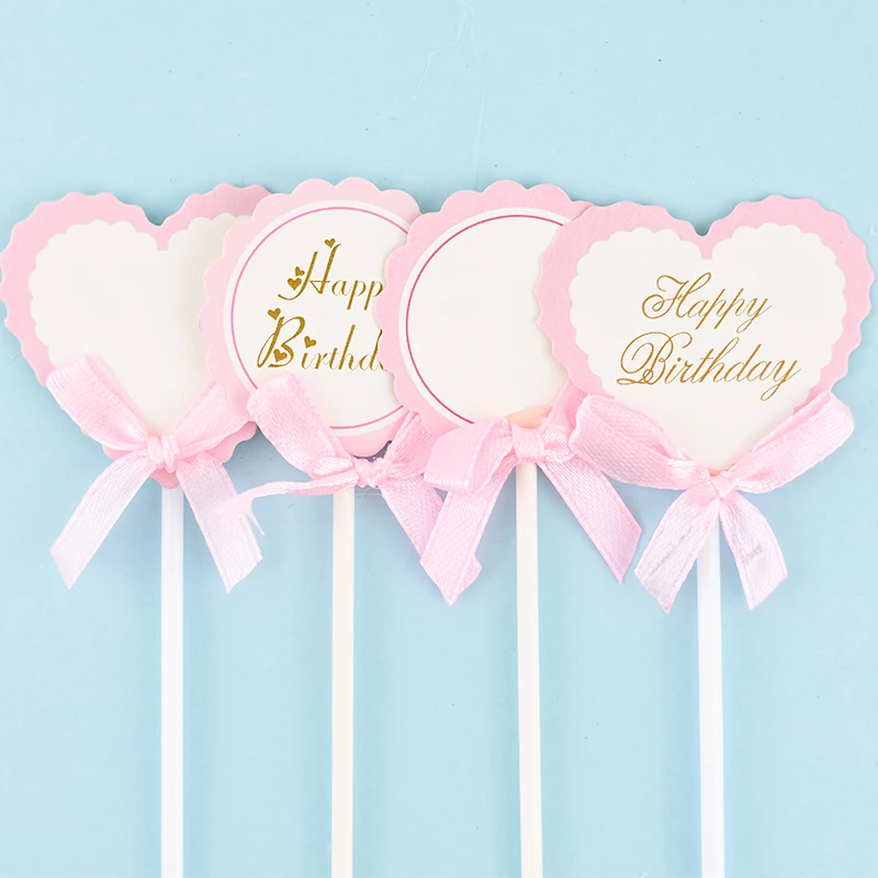Cakelove 3 шт. DIY Заготовки круглые бант торт Топпер карта День рождения Свадьба