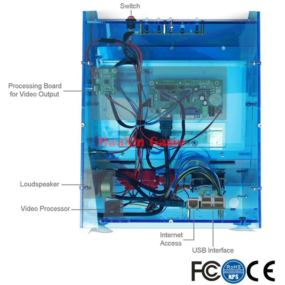 Ретро мини аркадная машина с 4000 классическими видеоиграми 1 плеер Raspberry Pi Plug And Play