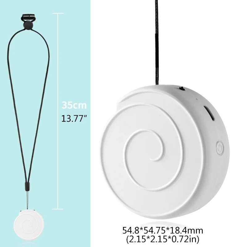 

Portable Necklace Air Purifier Personal Wearable Neck Hanging Negative Ionizer Anion Air Cleaner Low Noise Air Freshener