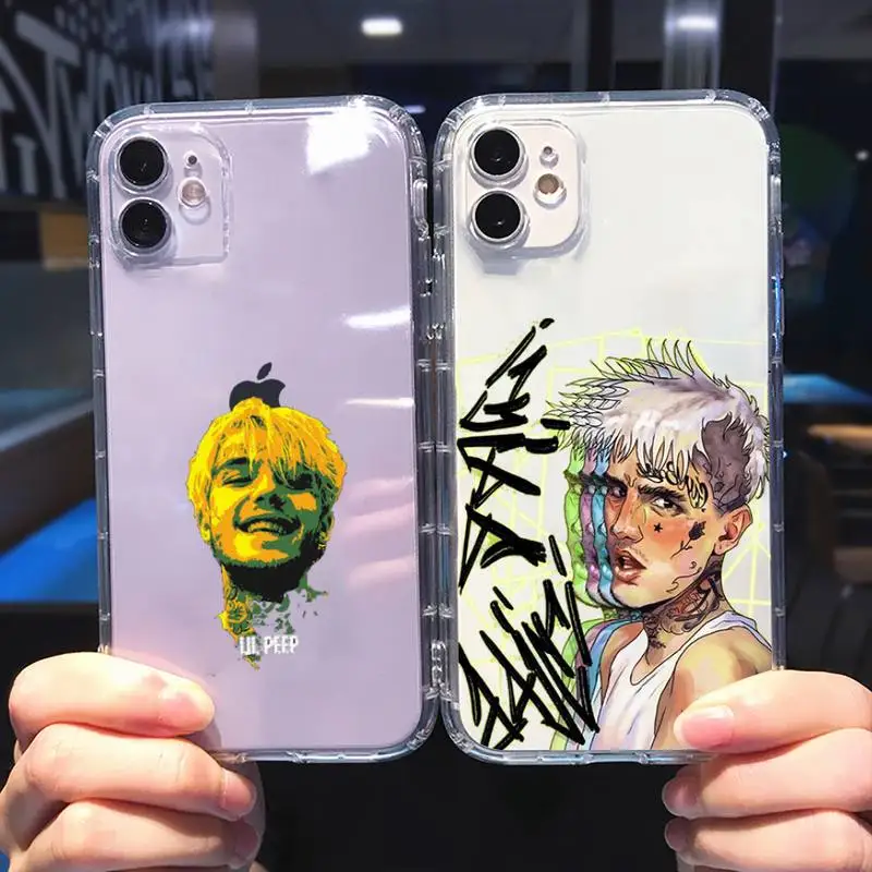 

Lil Peep HIP HOP Phone Case Transparent soft For iphone 13 12 11 8 7 plus mini x xs xr pro max