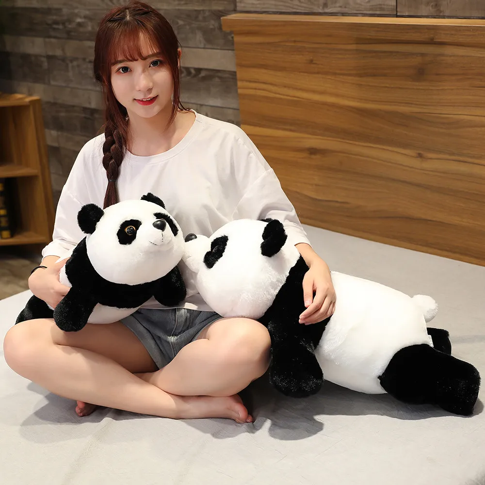 

50-110cm China Panda Plush Toys for Children Stuffed Aniaml Bear Kids Doll Soft Cartoon Sleep Pillow Birthday Gift for Girls