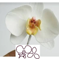 new bow flowers orchids die punching die metal die cutting die scrapbook decorative paper card diy embossing crafts