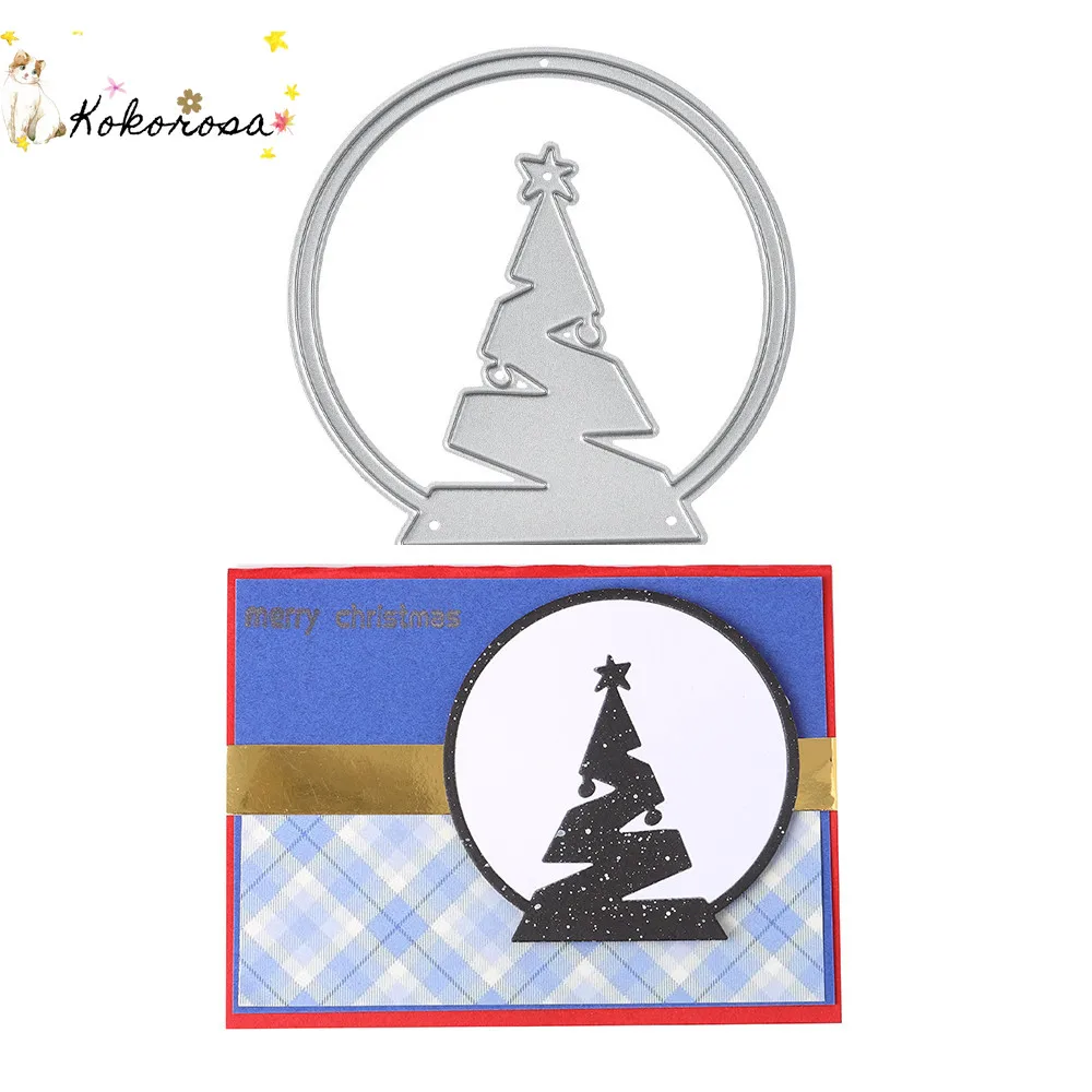 Кокороса кольцо и Рождественская елка Металлические Вырубные штампы Новинка 2020
