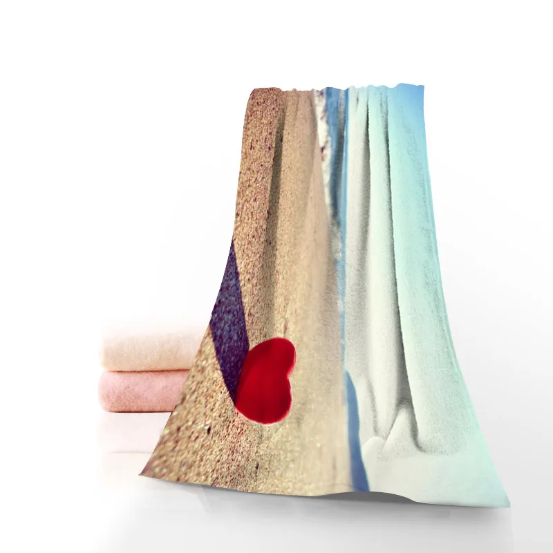 

Love Beach Towels Microfiber Bath Towels Travel,Beach,Face Towel Custom Creative Towel Size 35X75cm And 70X140cm