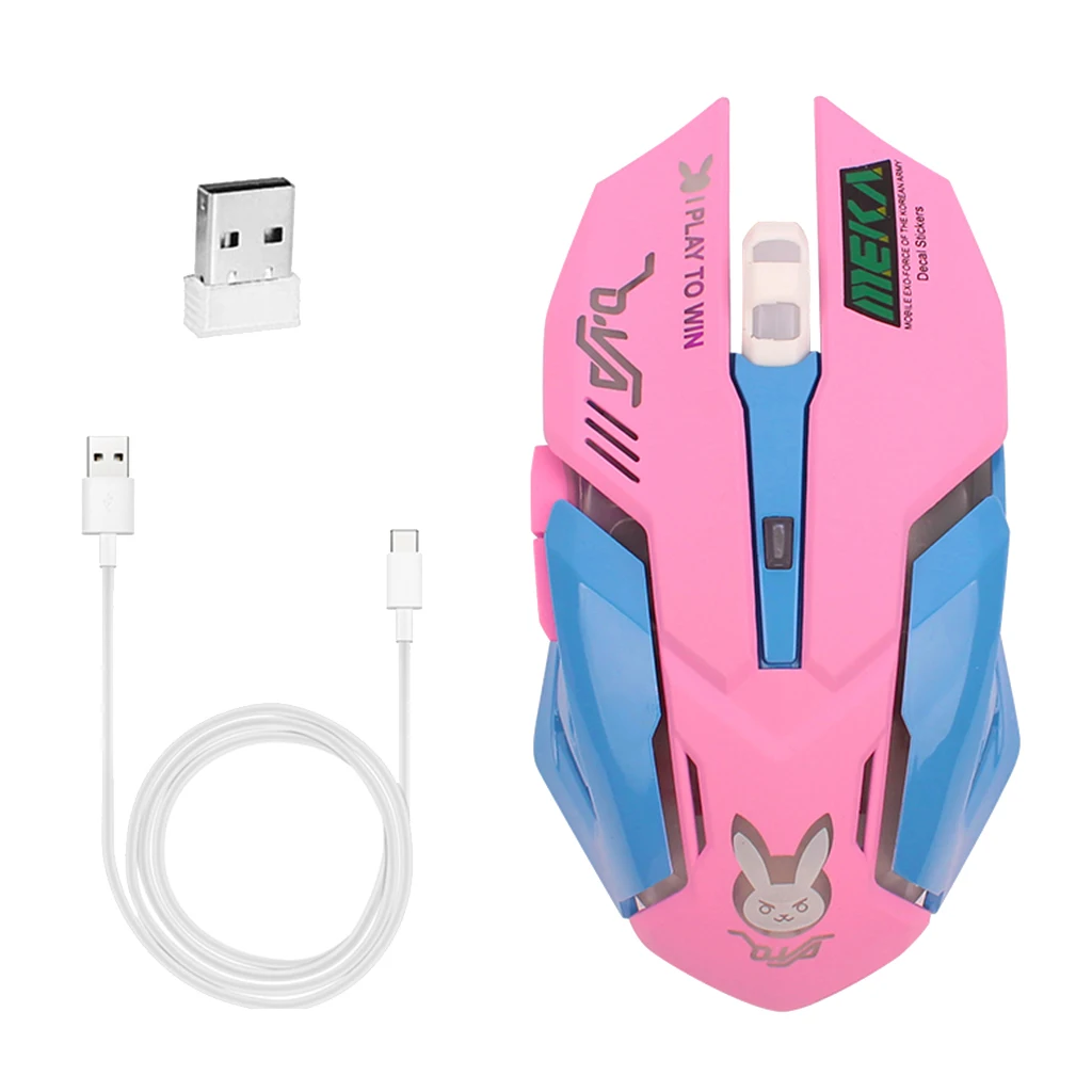 Беспроводная игровая мышь 2 4G профессиональная Мобильная компьютерная