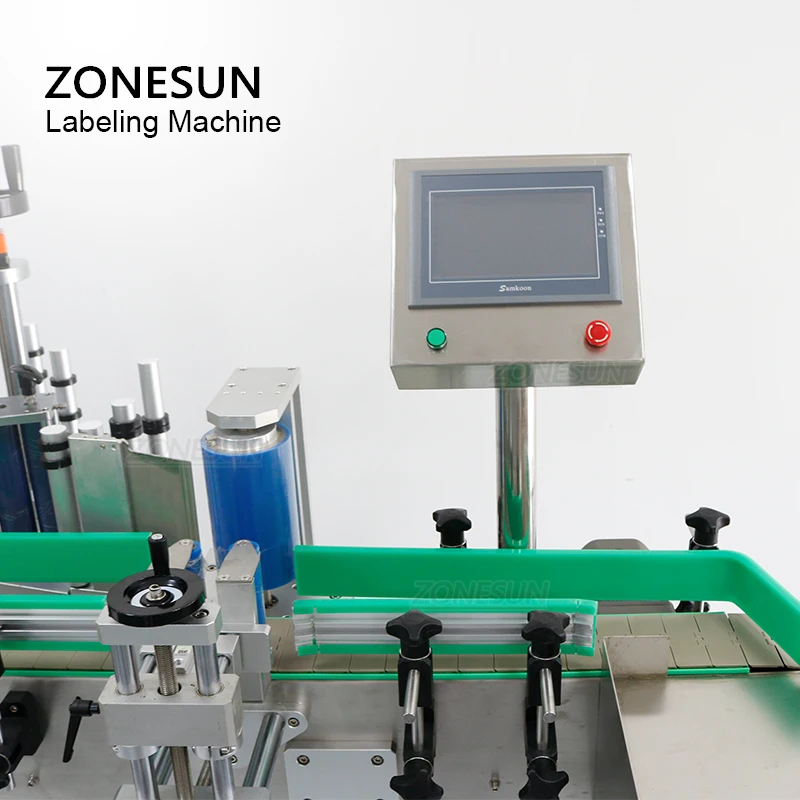 ZONESUN ZS TB822 автоматическая машина для нанесения этикеток на круглых поверхностях