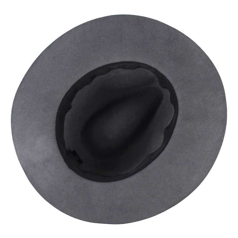 GEMVIE с широкими полями, шерсть, женская шляпа, Fedora, зимняя фетровая шапочка, полосатая, этническая группа, осенняя, джазовая шапка