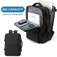 moyyi business travel double compartment usb charging backpack multi layer with unique digital bag for 15 6 inch laptop backpack