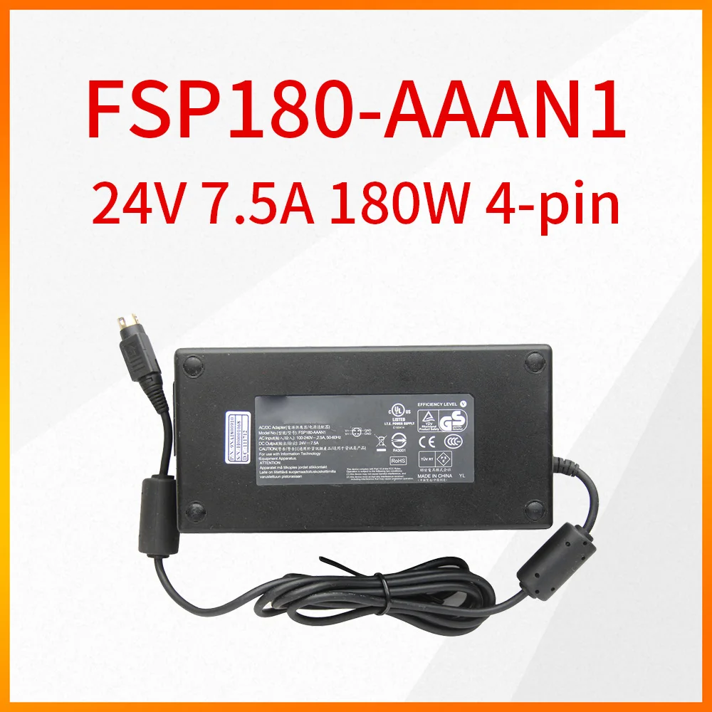 

Original FSP180-AAAN1 24V 7.5A 180W 4PIN Power Adapter is Suitable for Industrial Display LED Monitor Power Amplifier