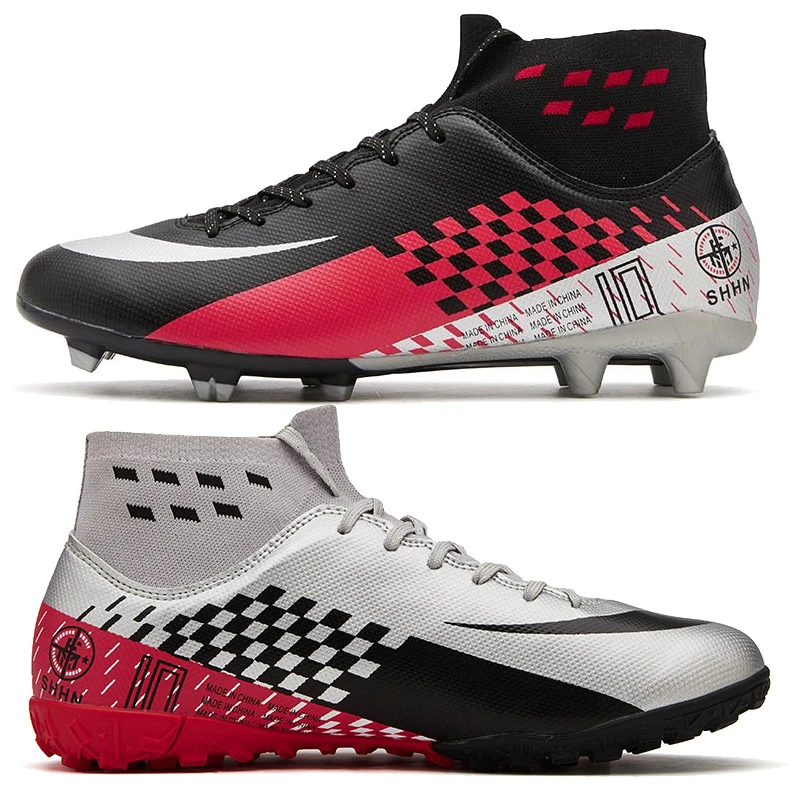 Высокие футбольные бутсы для мужчин профессиональные кроссовки уличные детские