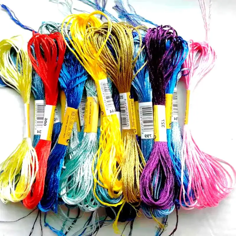 Best Cross stitch silk thread, mercerized  cross stitch threads    cross stitch embroidery thread / Custom   threads  colors  2