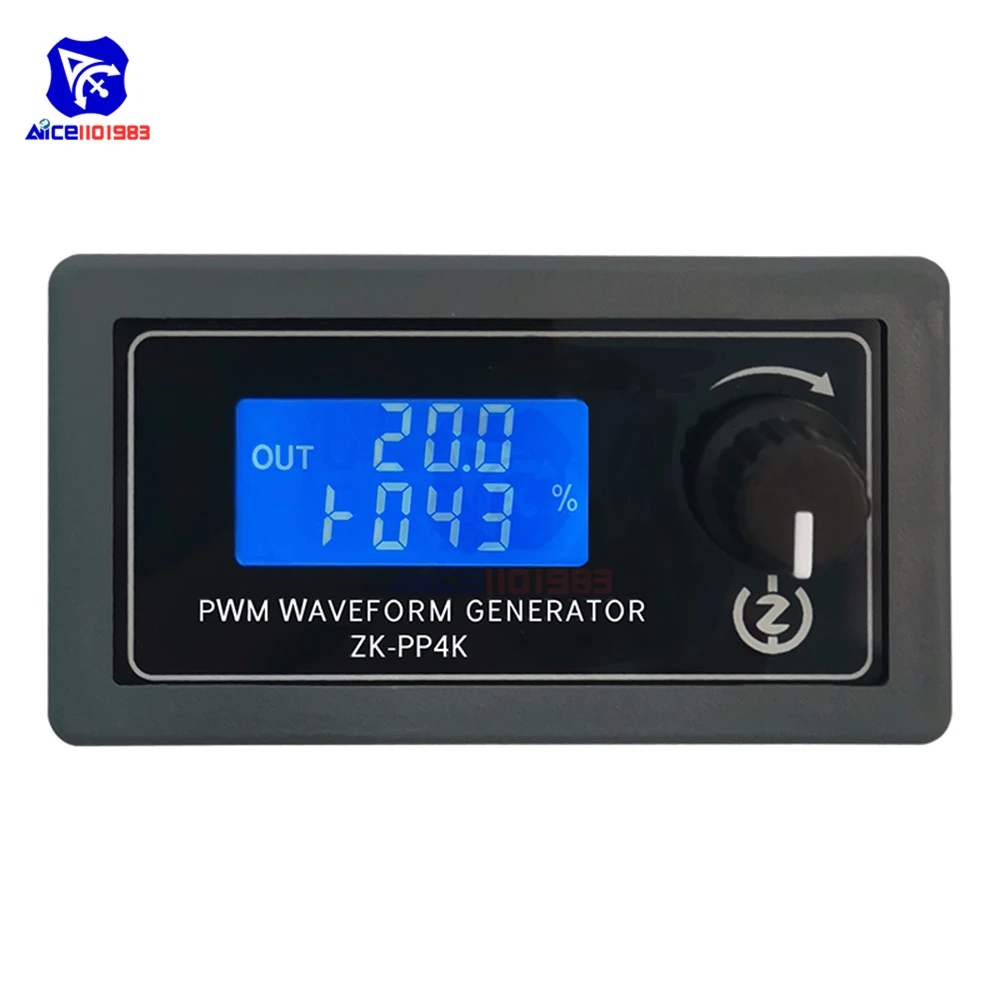 

PP4K PWM Pulse Generator Lighting LED Motor Speed Control Dimming Controller Slow Start Slow Stop Digital LCD