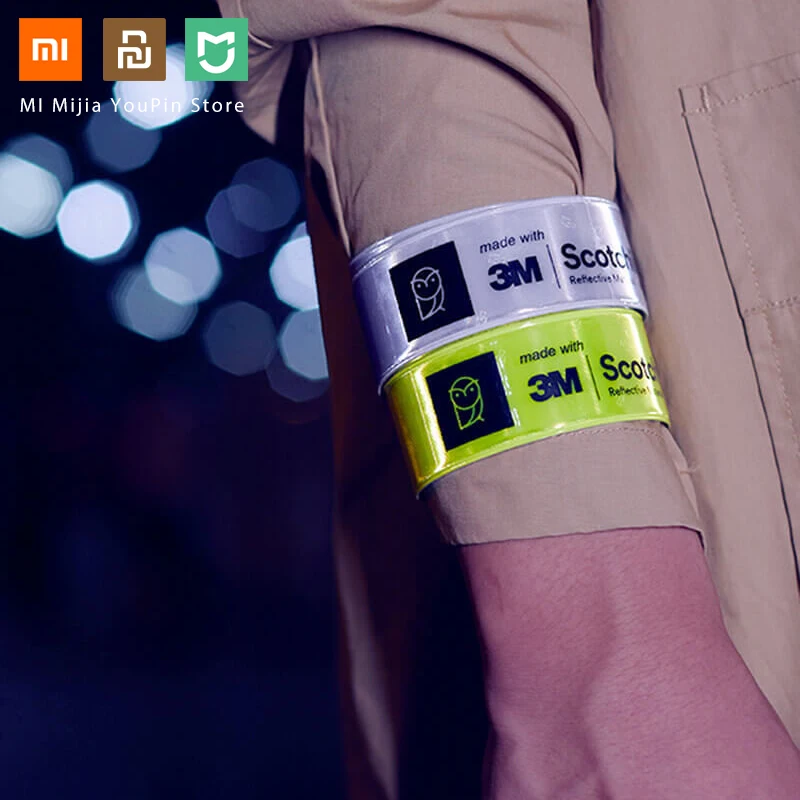 Светоотражающий браслет Xiaomi mijia miaomiaoce на запястье 38 см 1 секунда быстрый гибкий