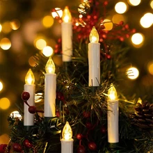 Creative LED Candle Lamp Simulation Flame Tea Light Home Birthday Christmas Candle Party Wedding Candels Safety Home Decoration