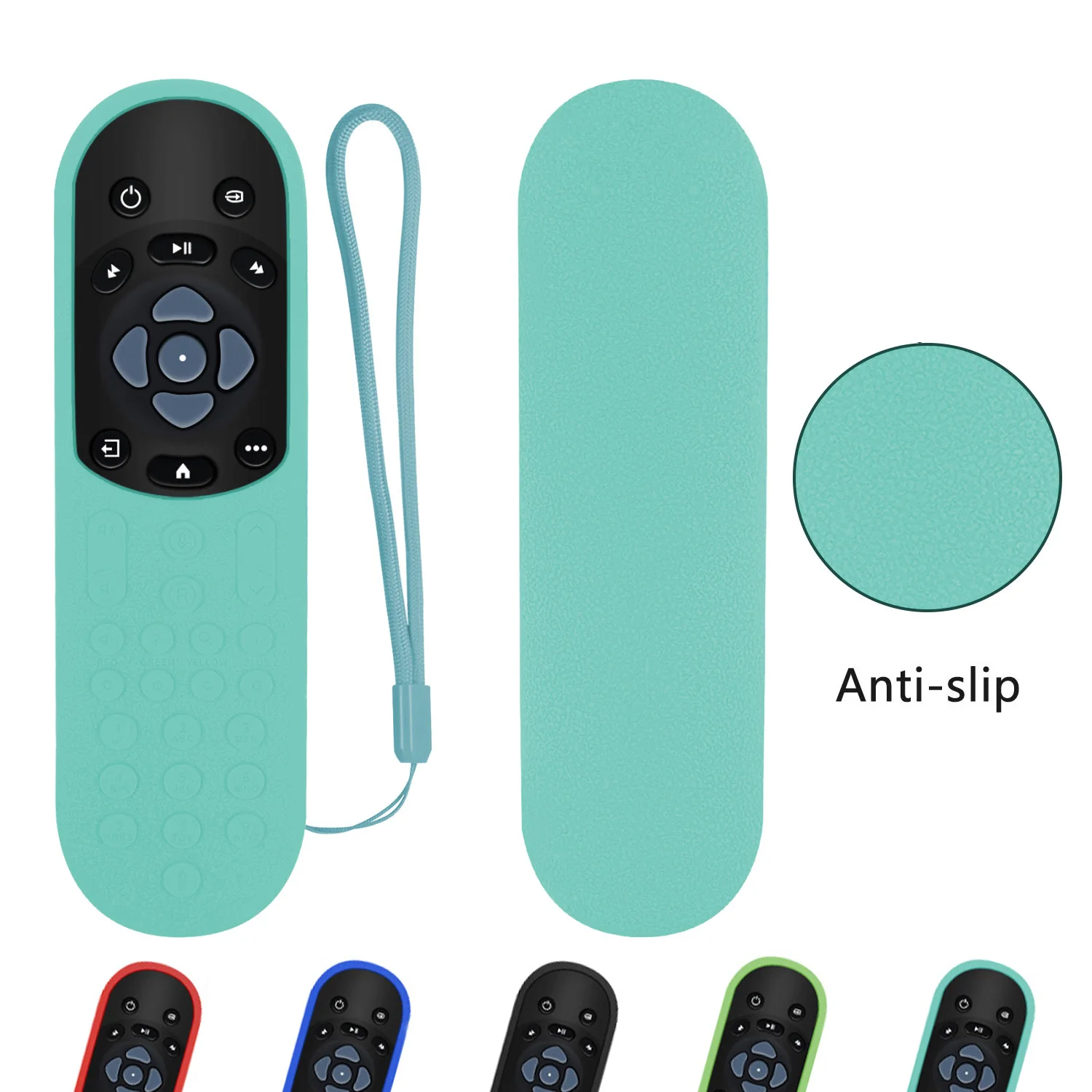 

Противоударный защитный чехол для пульта дистанционного управления SKY Q2, совместимый с сенсорным и не сенсорным, приятный для кожи, с петлей для рук