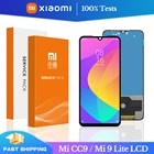 100% протестированный ЖК-дисплей Mi CC9 для Xiaomi CC9, дисплей, сенсорный экран, дигитайзер в сборе, запасные части для Xiaomi Mi 9 lite M1904F3BG LCD