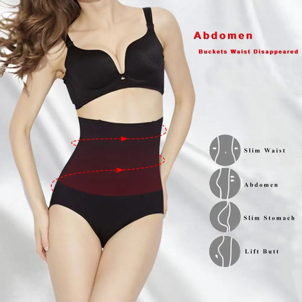 Высокая талия формирующие трусики дышащий формирователь тела бесшовное нижнее