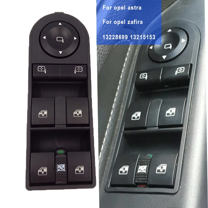 Электрический переключатель управления стеклоподъемником для Opel Astra H Zafira 2004- 13228699 13228877 13215153 62 40 447 Мастер управления