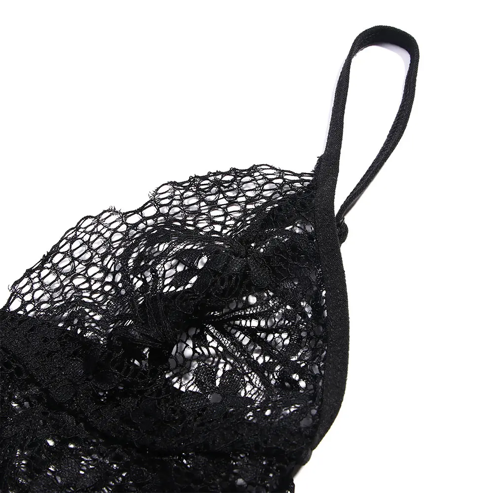 Женский комплект с бюстгальтером сексуальный летний ультратонкий кружевной