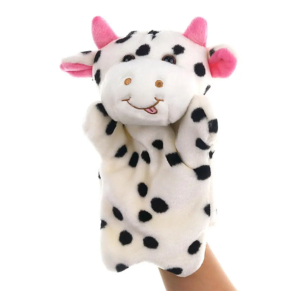 

Big Hand Puppet Animal Plush Toys Baby Cloth Educational Cognition Hand Toy Finger Dolls Puppet