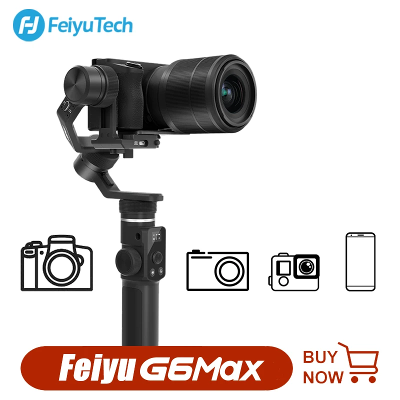 3-осевой ручной карданный стабилизатор FeiyuTech G6 Max для беззеркальной карманной