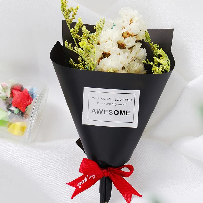 Настоящий свежесобранный сухой цветок свадебный подарок букет украшение цветы