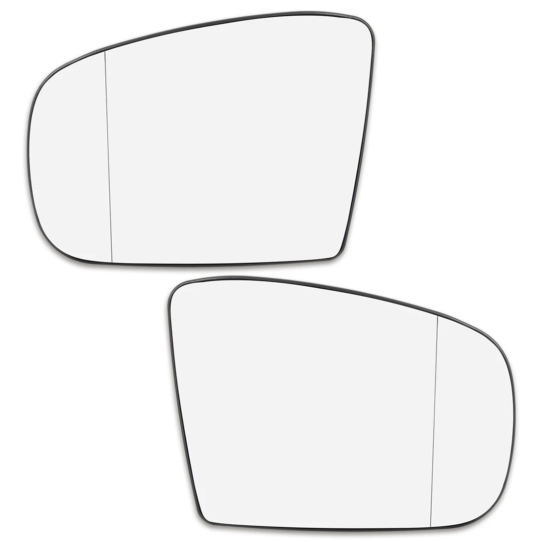 

X Autohaux Mirror Glass Heated With Backing Plate Side Rear View Mirror Glass For 2002-2005 Mercedes ML320 ML350 ML500 ML55 AMG