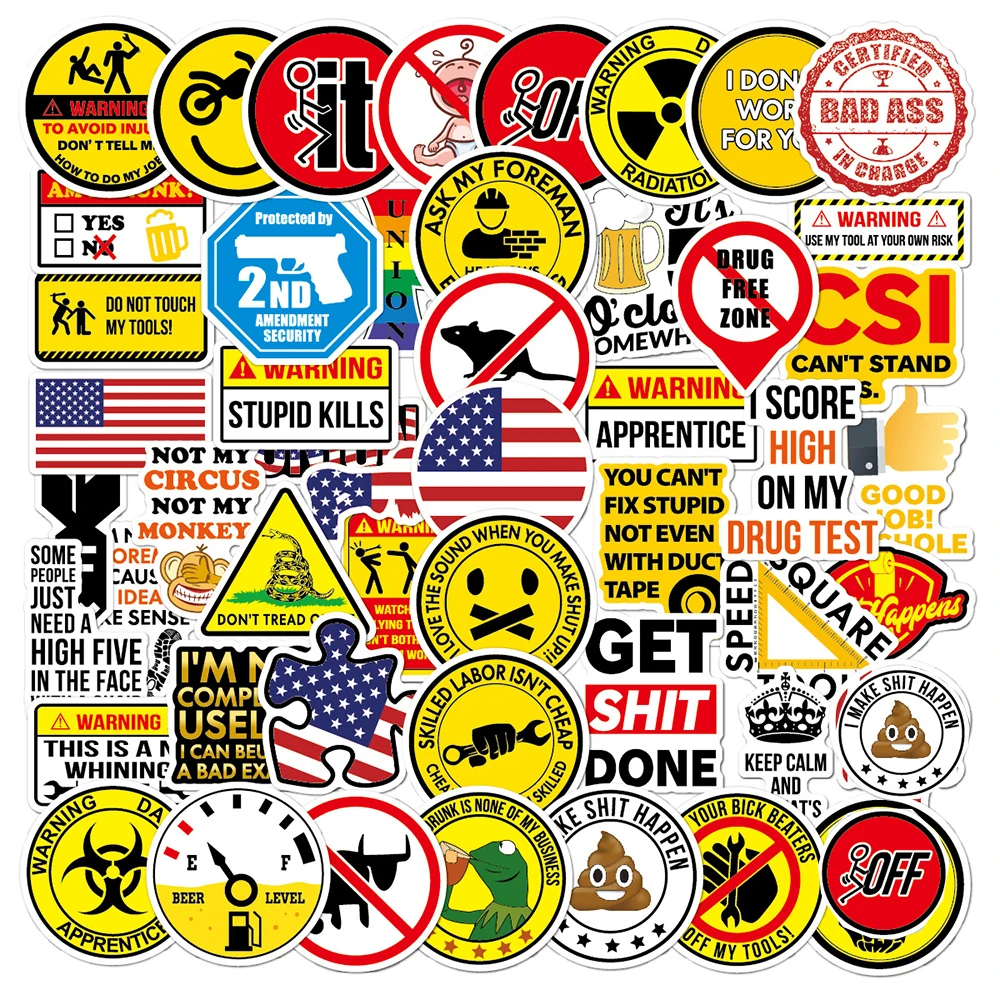 10/30/50 шт./упаковка наклейки для скейтборда гитары ноутбука мотоцикла багажа