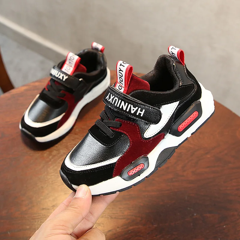 Новая спортивная детская обувь детские туфли для мальчиков Демисезонный сетка с