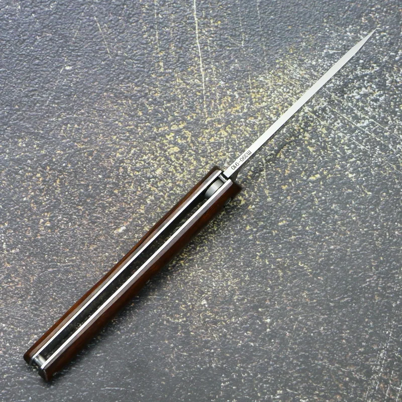 Складной нож M390 с деревянной рукояткой карманный медный подшипник для охоты