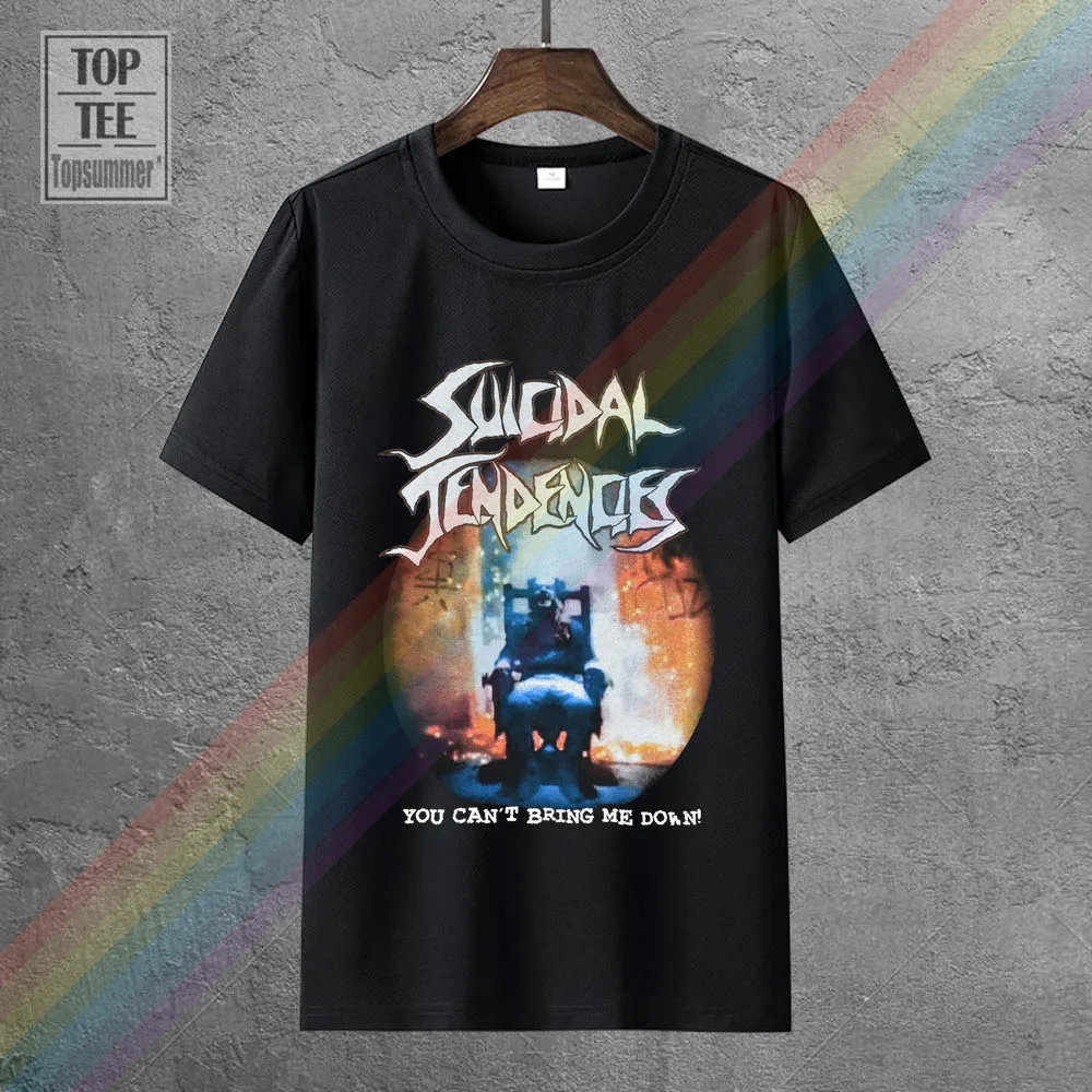 

Suicidal Tendencies You Cant Bring Me Down Official T Shirt New M L Xl 2Xl Fashion Men T Shirts Round Neck Punk Tops