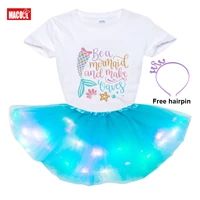 2021 new tutu dress baby girl clothes 24m 8yrs colorful mini pettiskirt girls party dance rainbow tulle skirts children clothing